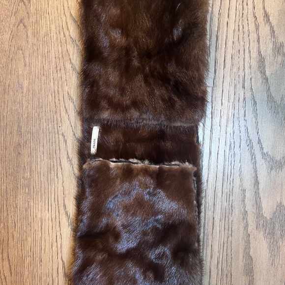 Prada Brown Mink Stole - Picture 1 of 5